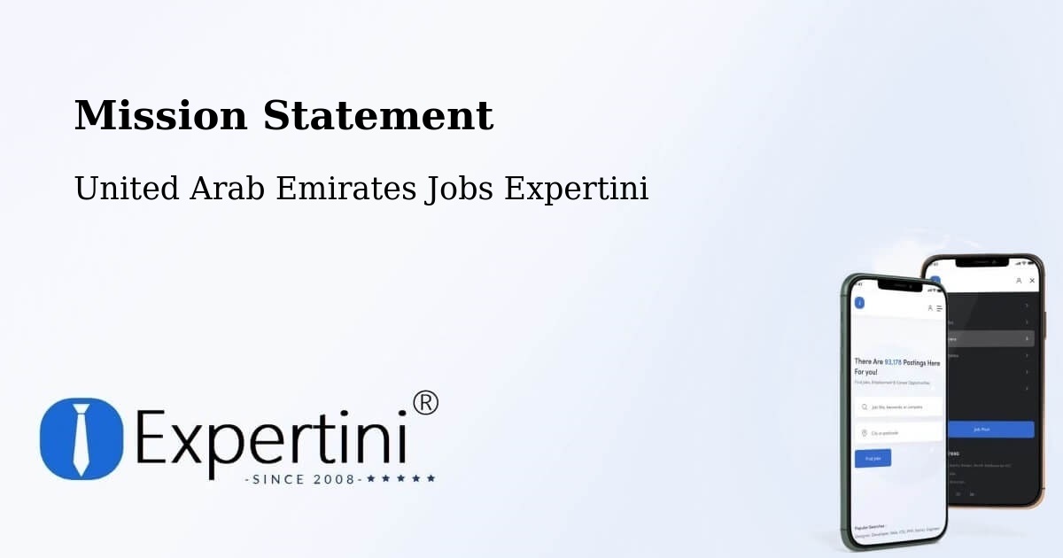Corporate Mission – United Arab Emirates - United Arab Emirates Jobs Expertini